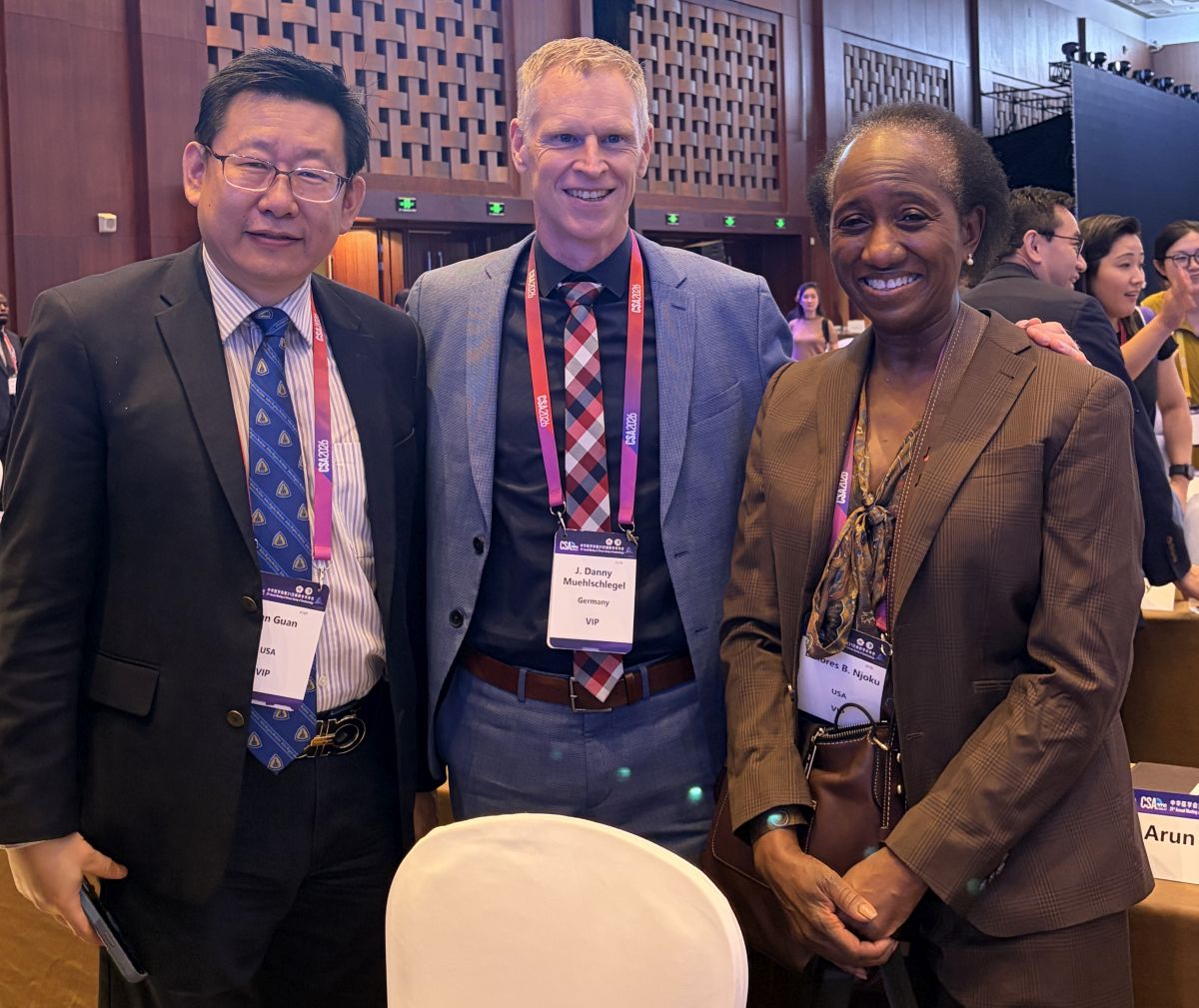 Drs. J. Danny Muehlschlegel and Yun Guan had a chance to meet up with Dr. Dolores Njoku who was part of our ACCM faculty for many years. Dr. Dolores B. Njoku, MD now serves as Vice Chair of Anesthesiology, Chief of Pediatric Anesthesiology at Washington University in St. Louis, and Anesthesiologist-in-Chief at St. Louis Children's Hospital.